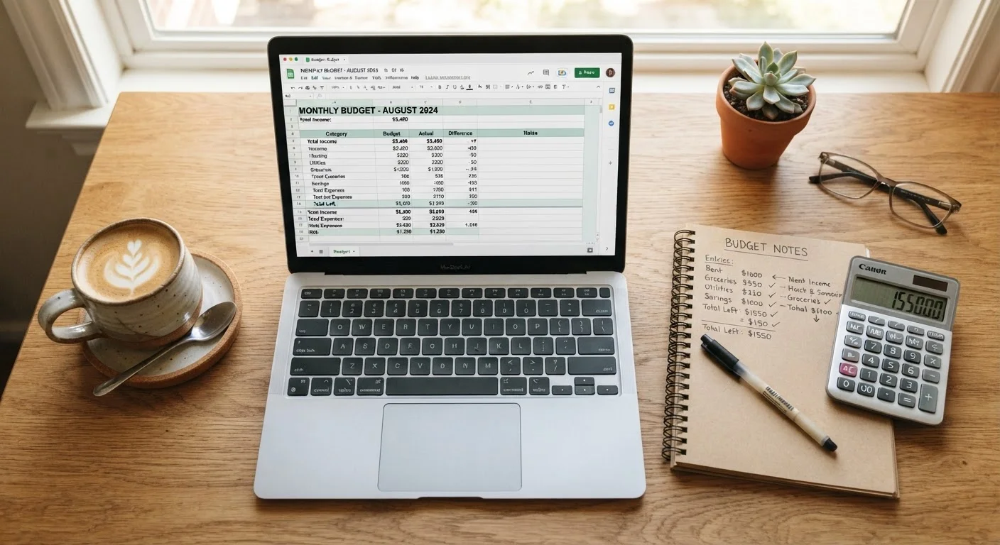 Building a Family Budget From a Blank Spreadsheet