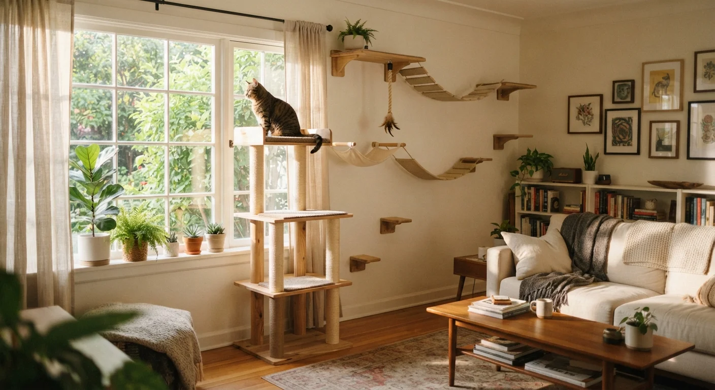 Building a Safe, Stimulating Environment for an Indoor Cat