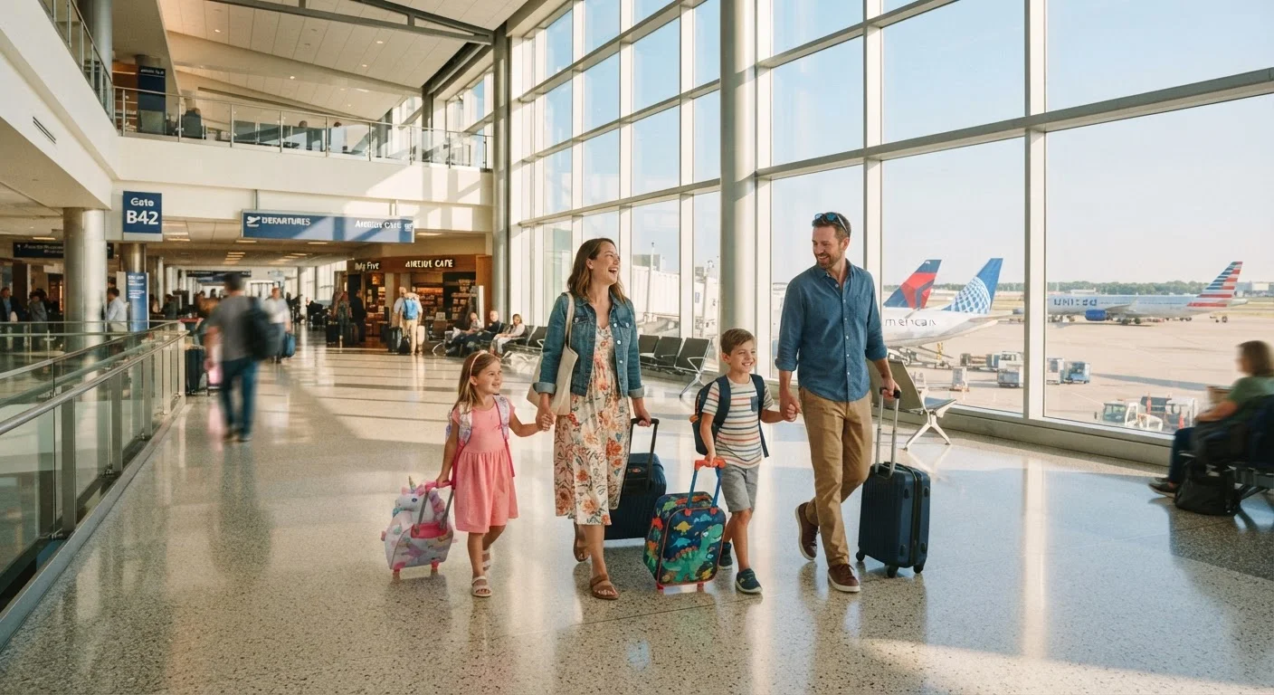 Direct Flights vs. Layovers When Traveling with Children