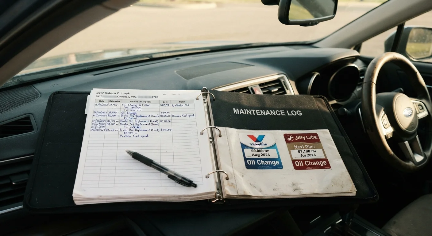 Keeping a Vehicle Maintenance Log