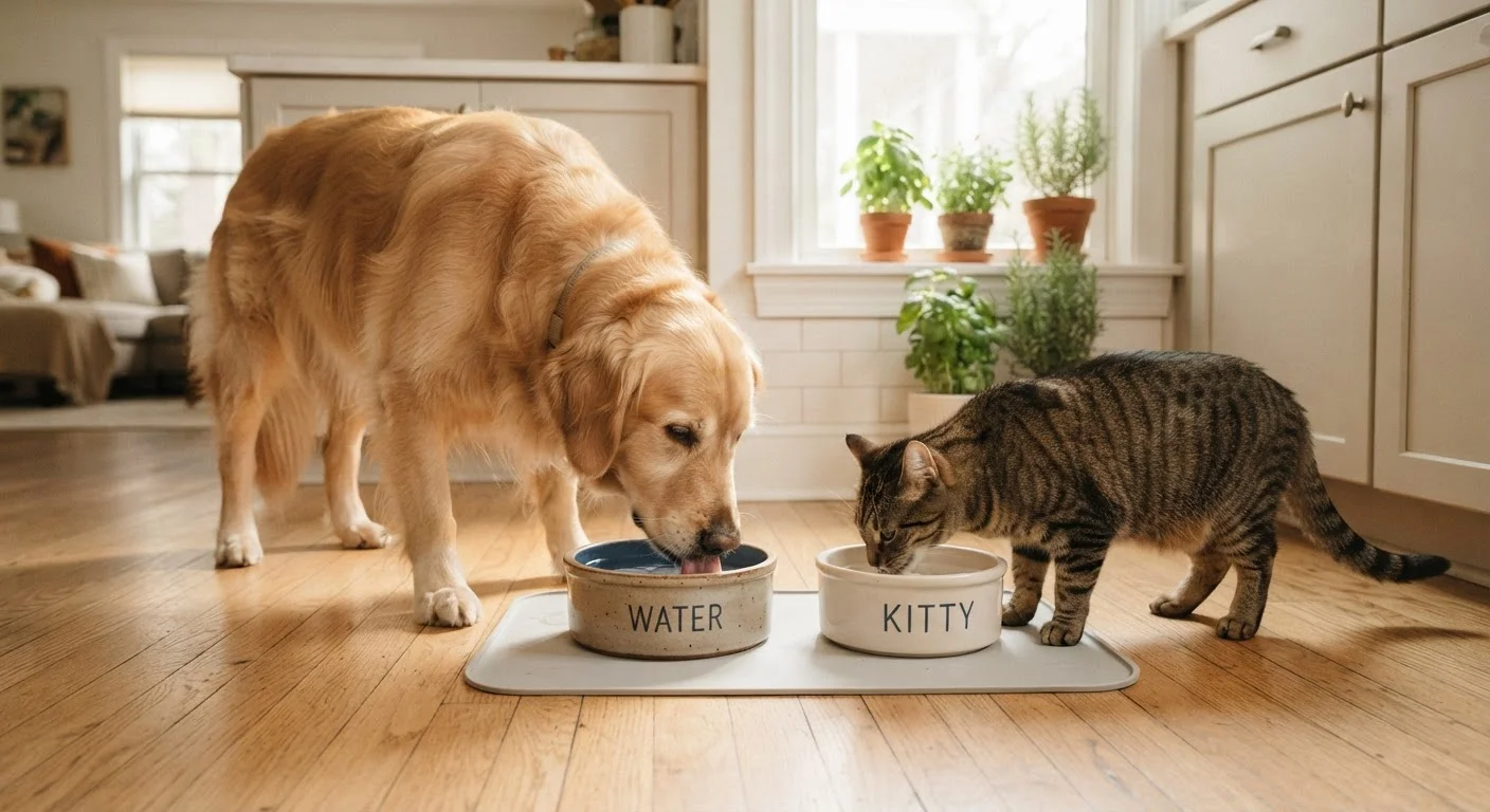 Pet Hydration: How Much Water Do Dogs and Cats Actually Need?
