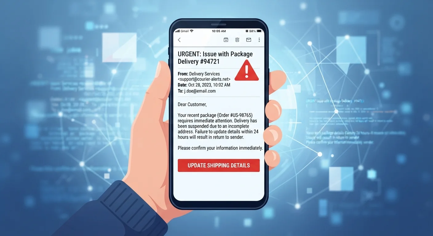 Phishing, Smishing, and Fake Order Confirmations: Recognizing Shopping Scams