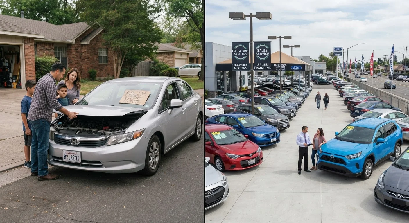 Private Seller vs. Dealership: A Practical Comparison for Used Car Buyers