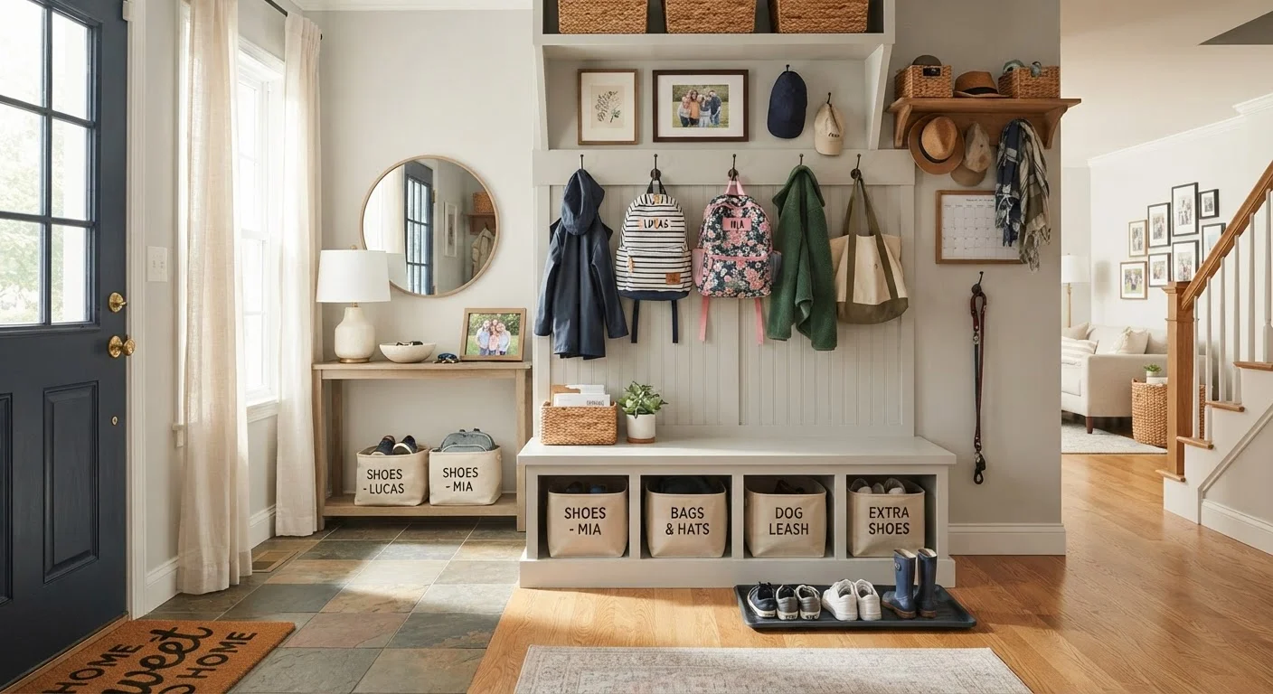 Room-by-Room Home Organization Checklist for Families