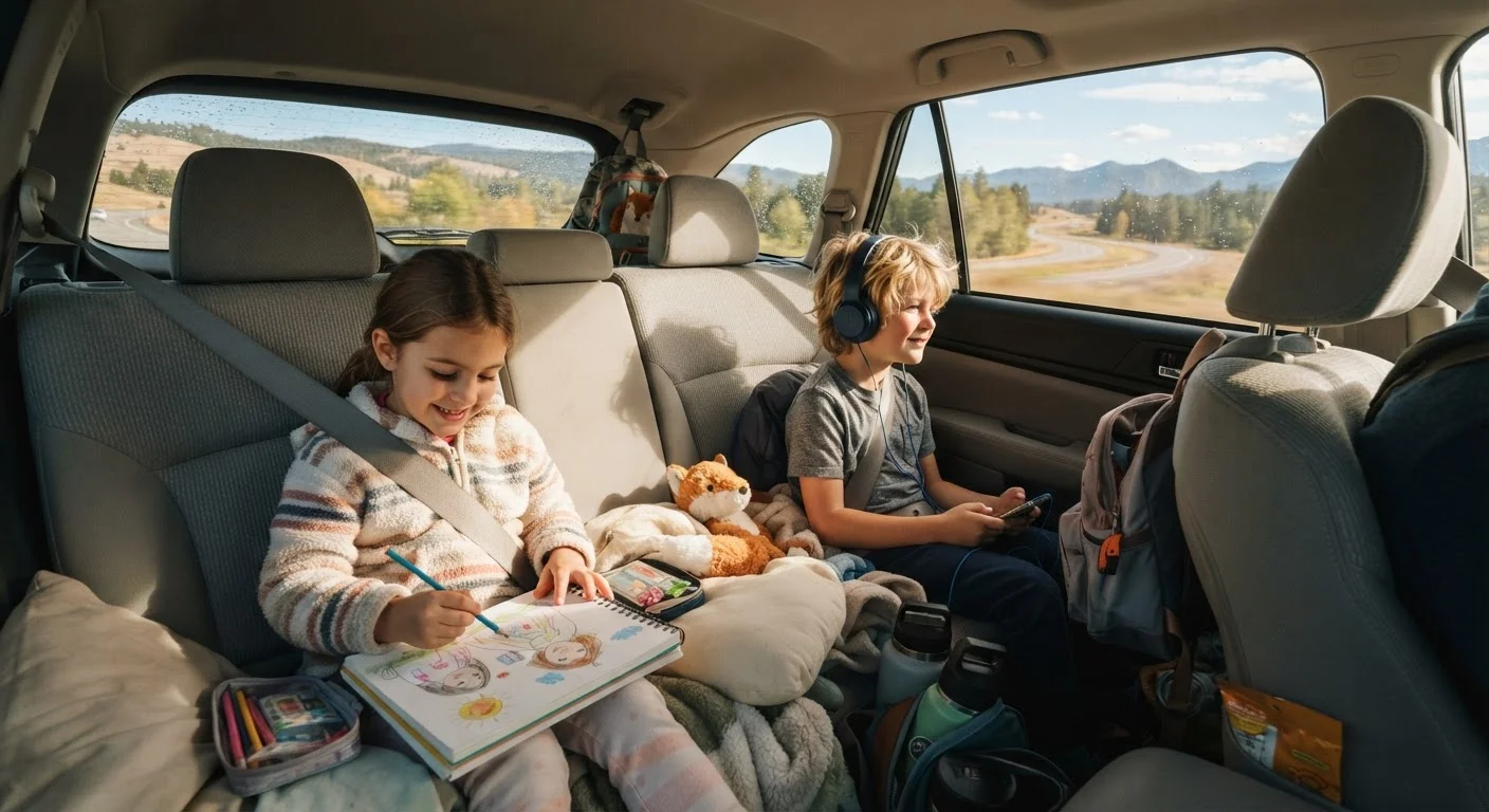 Screen Time, Audiobooks, and Activity Kits: Keeping Kids Occupied on the Road