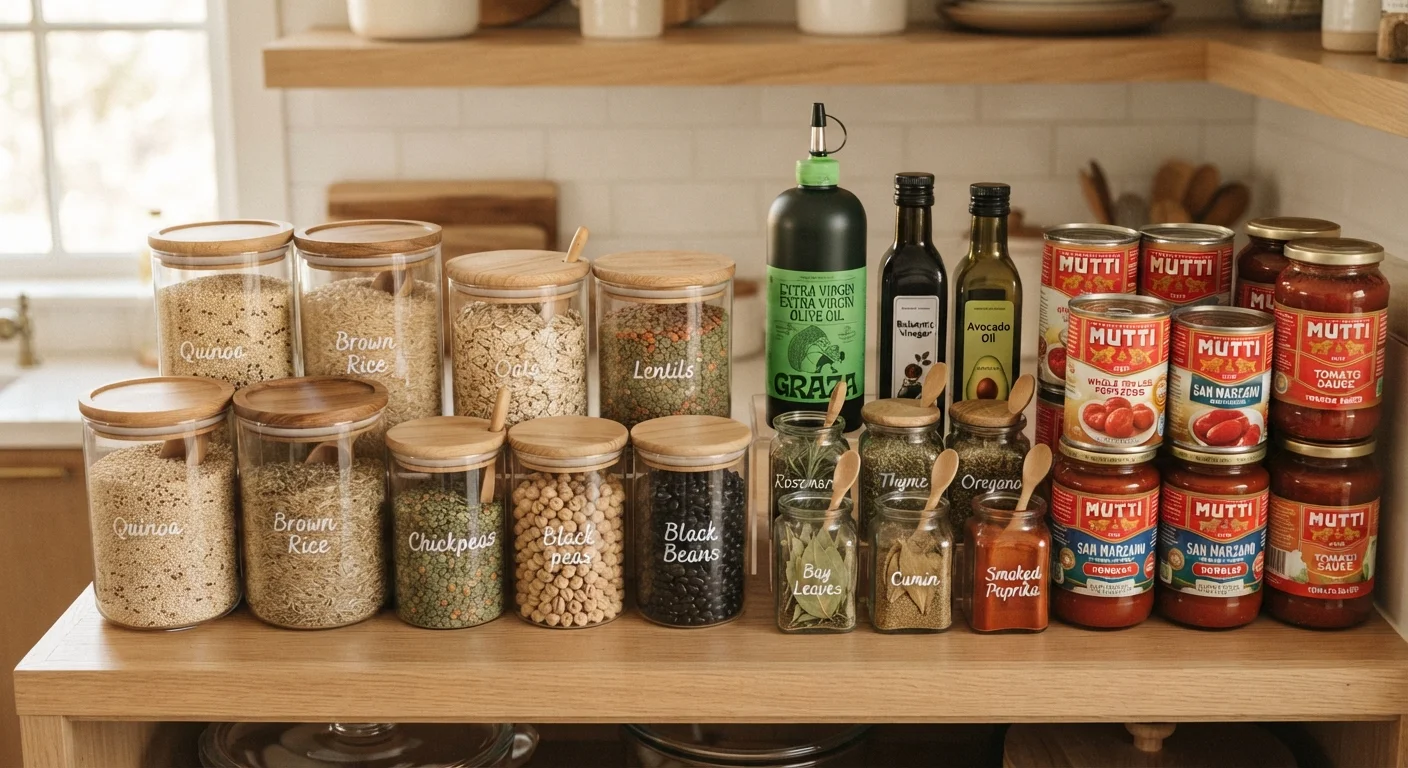 Stocking a Family Pantry for Nutritious, Low-Effort Meals