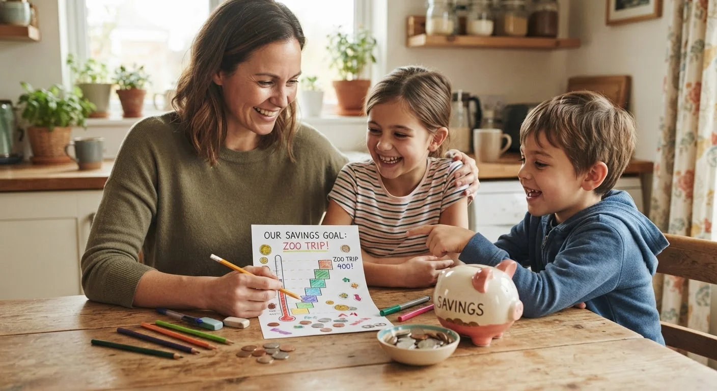 Teaching Kids About Savings Goals Without Turning Money Into Stress