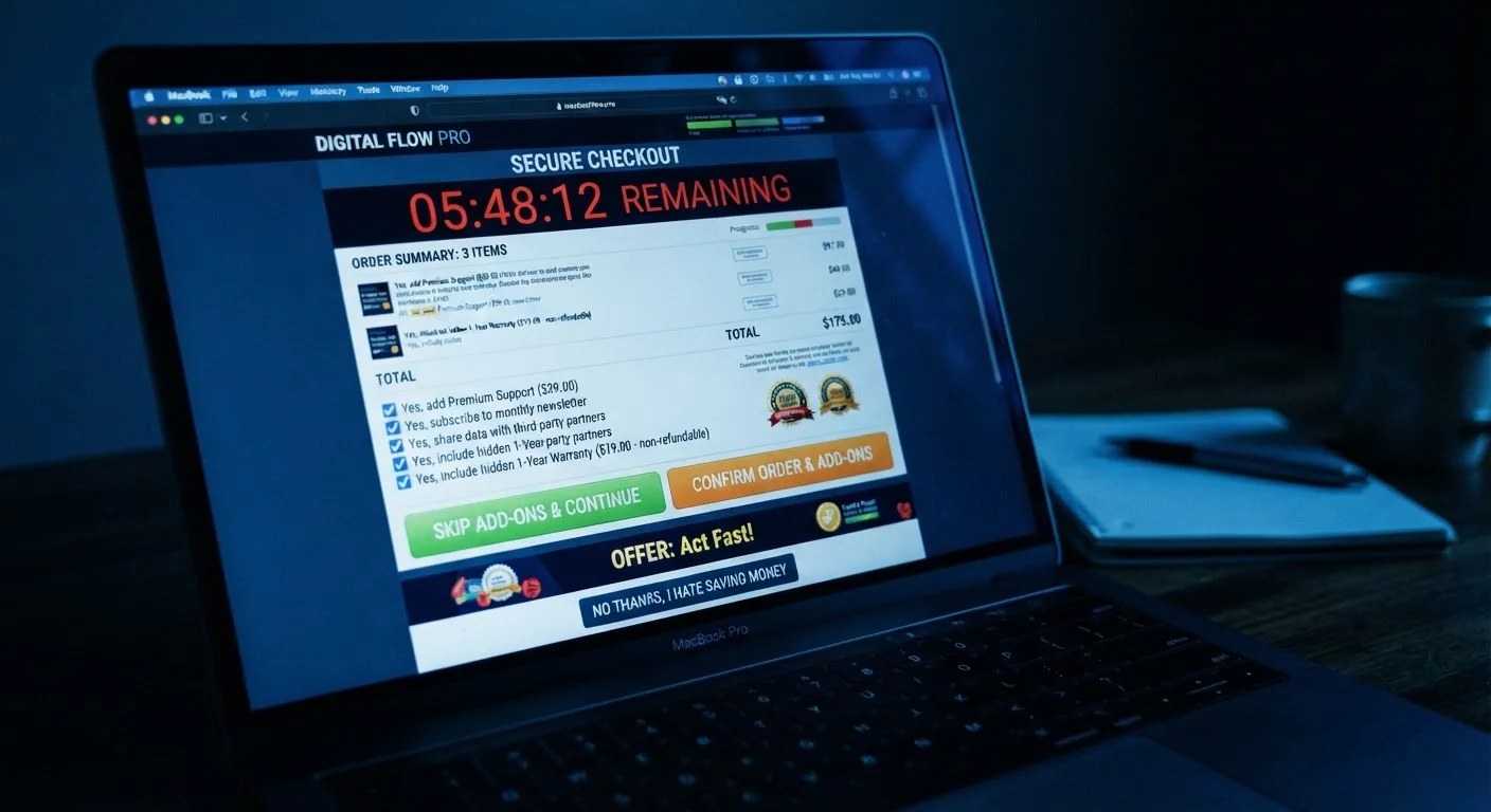 The Anatomy of a Dark Pattern: How Retail Sites Manipulate Your Clicks