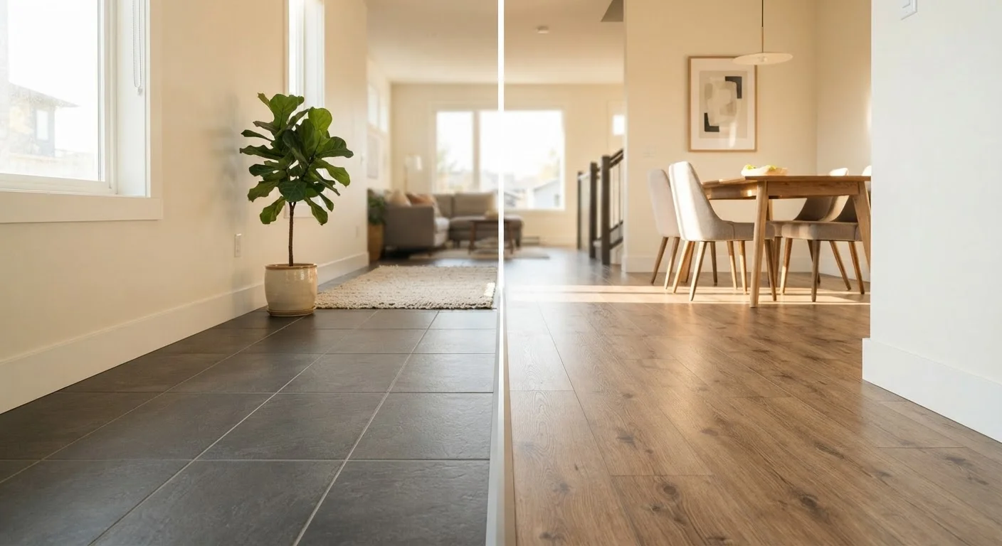 Tile vs. Luxury Vinyl Plank: Choosing a Floor That Fits Your Household