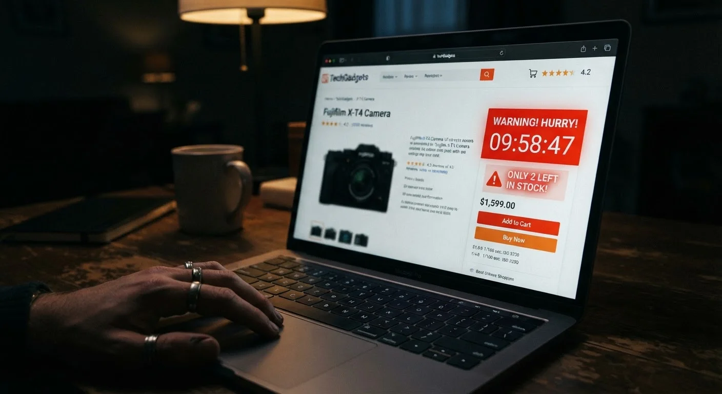 Urgency That Isn't Real: Decoding Countdown Timers and 'Limited Stock' Claims