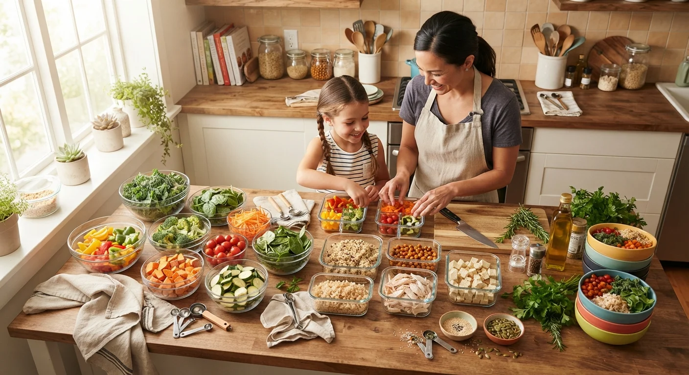 Weekend Meal Prep for Nutritious Family Weeknights